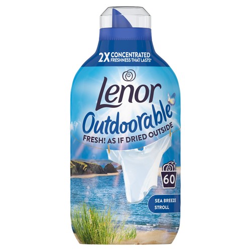 Lenor Outdoorable Fabric Conditioner Sea Breeze Stroll 60 Washes thumbnail 2