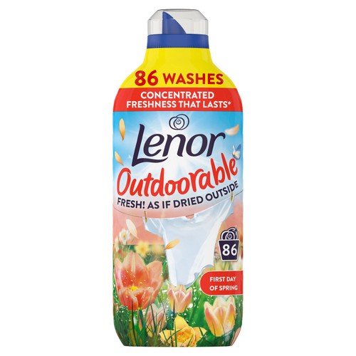 Lenor Outdoorable Fabric Conditioner First Day Of Spring 86 Washes thumbnail 2