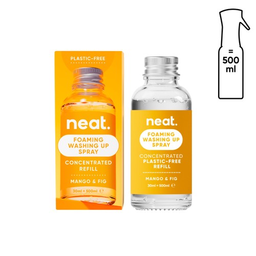 Neat Foaming Washing Up Spray Concentrated Refill Mango & Fig thumbnail 2