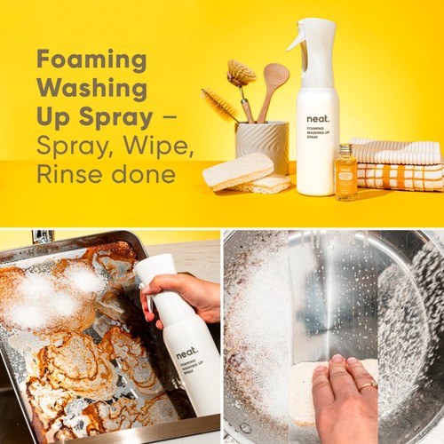 Neat Foaming Washing Up Spray Concentrated Refill Mango & Fig thumbnail 3