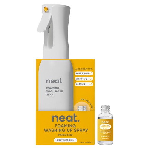 Neat Foaming Washing Up Spray Starter Pack Mango & Fig