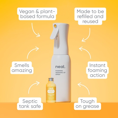 Neat Foaming Washing Up Spray Starter Pack Mango & Fig thumbnail 6