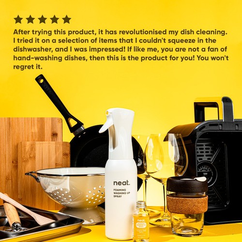 Neat Foaming Washing Up Spray Starter Pack Mango & Fig thumbnail 7