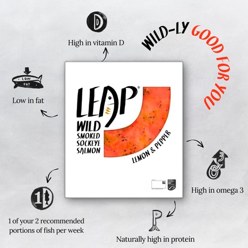 LEAP Wild Lemon & Pepper Smoked Sockeye thumbnail 3