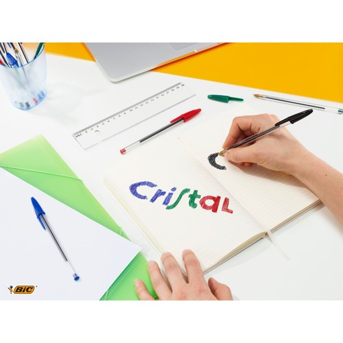 BIC Cristal Original Ballpoint Pens Black Box of 10 thumbnail 8