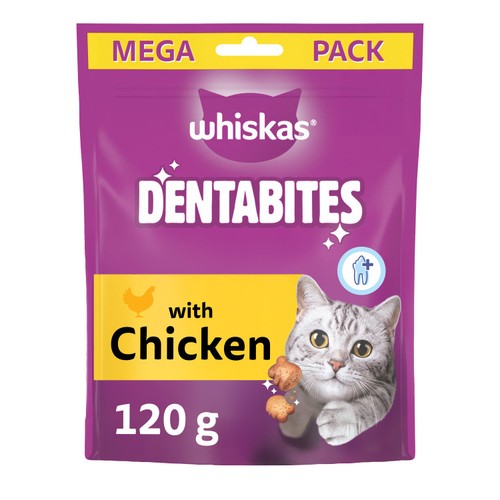 Whiskas Dentabites Cat Treats with Chicken