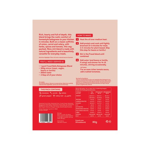 Frood Bella Bolognese Blend thumbnail 2