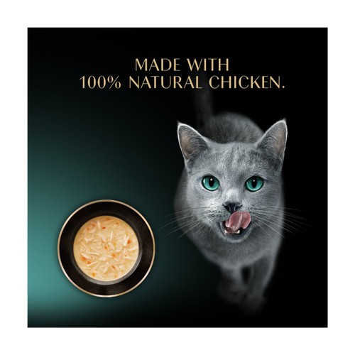 Sheba Classics Soup with Chicken Fillets Adult Wet Cat Food Pouches thumbnail 3
