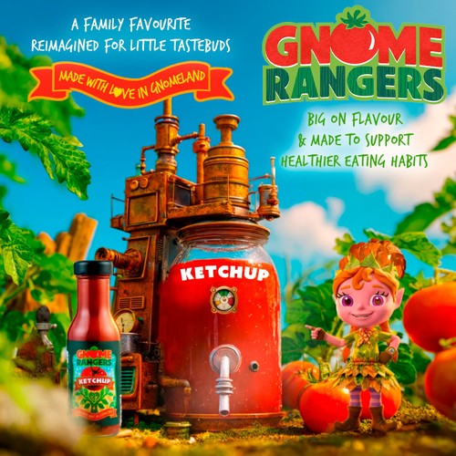 The Foraging Fox Gnome Rangers Tomato Ketchup thumbnail 2