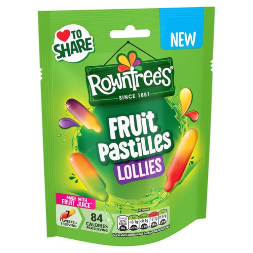 Rowntrees Fruit Pastilles Lollies Pouch thumbnail 3