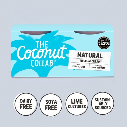 The Coconut Collab Natural Coconut Yoghurt Multipack thumbnail 2