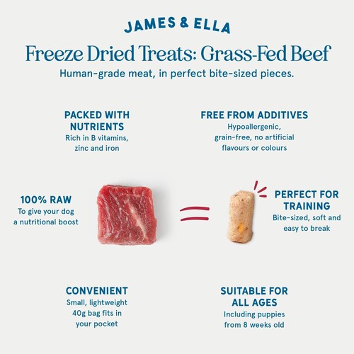 James & Ella Dog Treats - Beef thumbnail 3