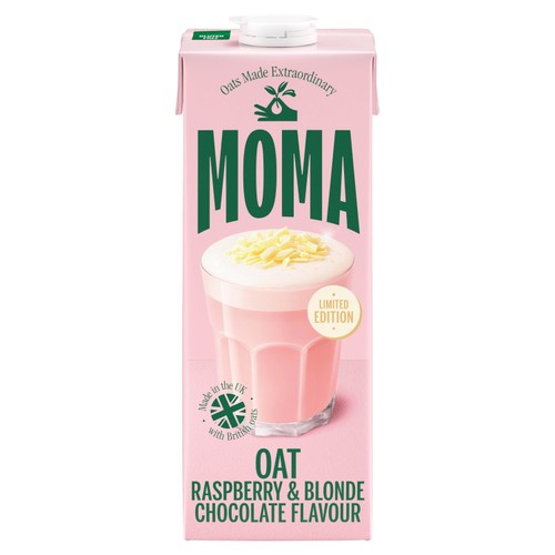 MOMA Raspberry & Blonde Chocolate Oat Drink