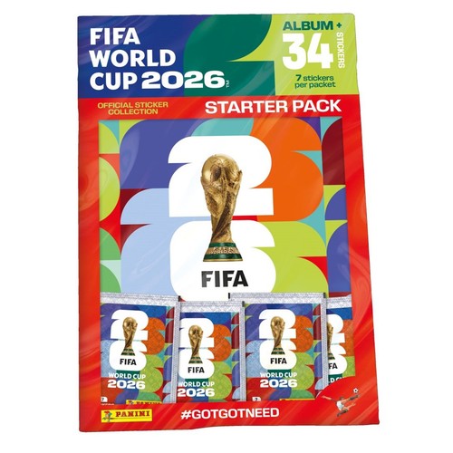 Panini FIFA World Cup 2026 Football Sticker Collection Starter Pack