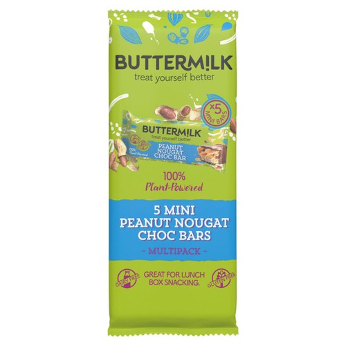 Buttermilk Plant Powered Gluten Free Mini Peanut Nougat Multipack