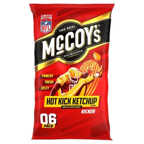 McCoy's Hot Kick Ketchup Multipack Crisps
