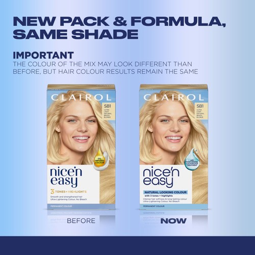 Clairol Nice'n Easy Hair Dye Ultralight Natural Beach Blonde thumbnail 2