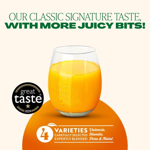 Tropicana Pure Orange Fruit Juice with Extra Juicy Bits thumbnail 5