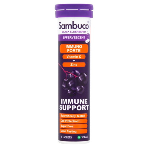 Sambucol Vitamin C & Zinc Effervescent Tablets