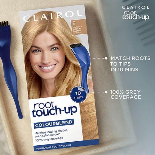 Clairol Root Touch-Up Permanent Hair Dye 8 Medium Blonde thumbnail 8