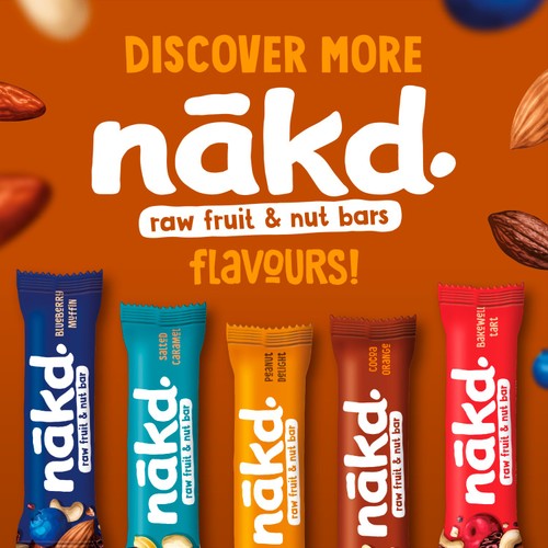 nakd. Cocoa Orange Fruit & Nut Bars Multipack thumbnail 2