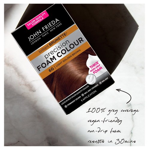John Frieda Precision Foam Colour Hair Dye Deep Cherry Brown 3VR thumbnail 5