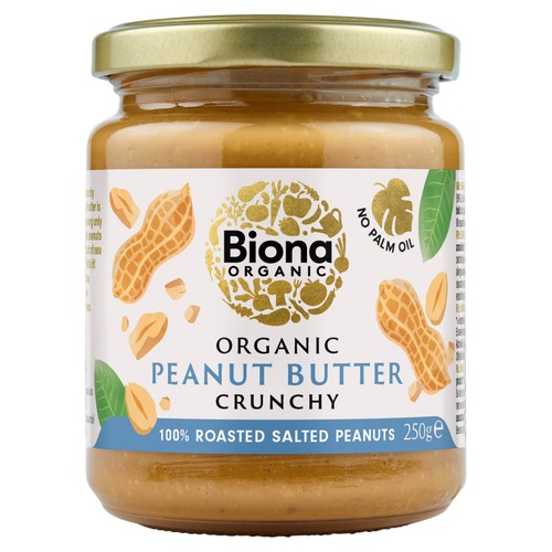 Biona Organic Peanut Butter Crunchy (free from Palm Fat)