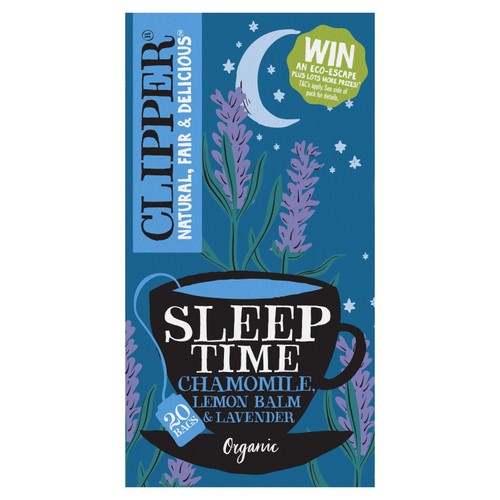 Sleep Time Organic Chamomile Lemon Balm & Lavender Tea Bags thumbnail 2