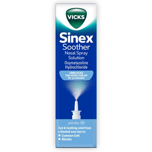 Vicks Sinex Nasal Spray Soother Pump