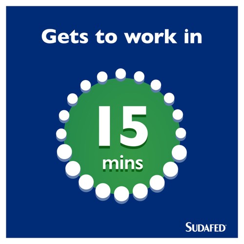 Sudafed Mucus Relief Triple Action Cold & Flu Tablets thumbnail 3