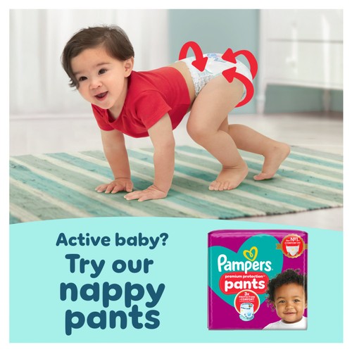 Pampers New Baby Nappies, Size 3 (6-10kg) Essential Pack thumbnail 9