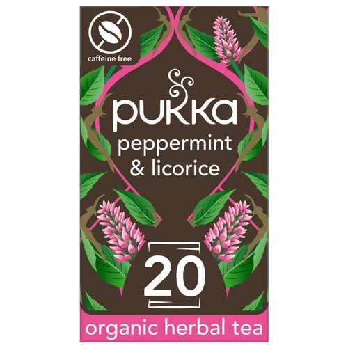 Pukka Organic Peppermint & Licorice Mint Tea x20 Compostable Tea Bags