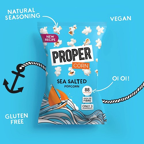 Propercorn Popcorn Lightly Sea Salted thumbnail 3