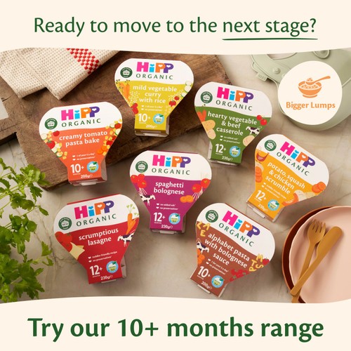 HiPP Organic Spaghetti Bolognese Baby Food Jar 7+ Months  thumbnail 3