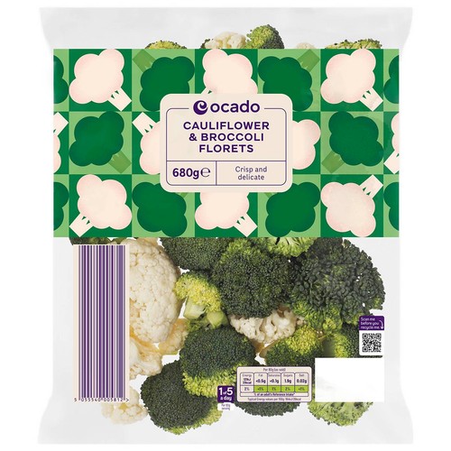 Ocado Cauliflower & Broccoli Florets thumbnail 2