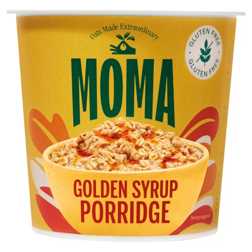 MOMA Gluten Free Golden Syrup Jumbo Oat Porridge Pot Gluten Free