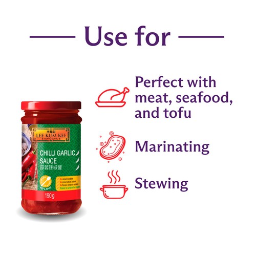 Lee Kum Kee Chilli Garlic Sauce thumbnail 2