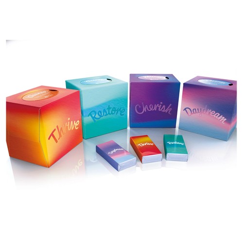 Kleenex Collection Cube Facial Tissues - Single Box thumbnail 2