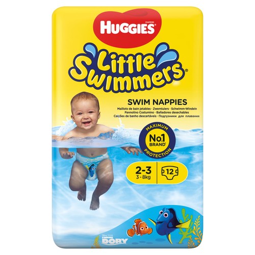 Huggies Little Swimmers Swim Nappies, Size 2-3 (3-8kg) thumbnail 3