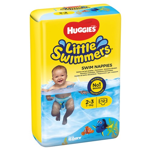 Huggies Little Swimmers Swim Nappies, Size 2-3 (3-8kg) thumbnail 4