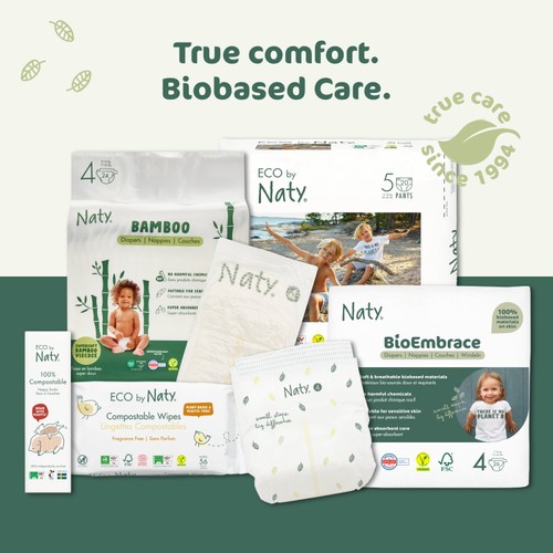 Naty BioEmbrace Big Pack Nappies Size 3 (4-9kg) thumbnail 4