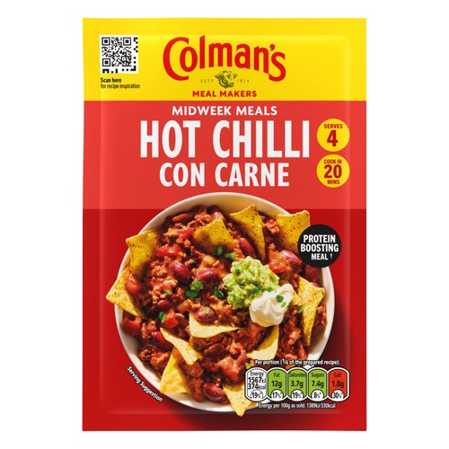 Colman's Hot Chilli Con Carne Recipe Mix thumbnail 2