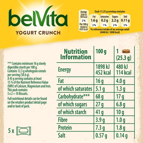 Belvita Breakfast Yogurt Duo Crunch Biscuits thumbnail 9