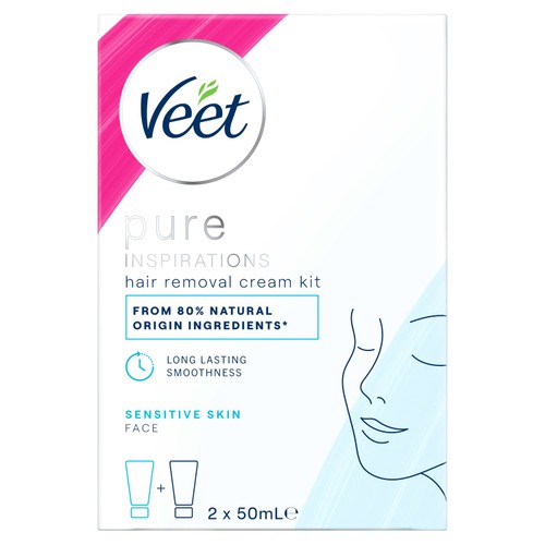 Veet Pure Hair Removal Kit Face Sensitive Skin thumbnail 2