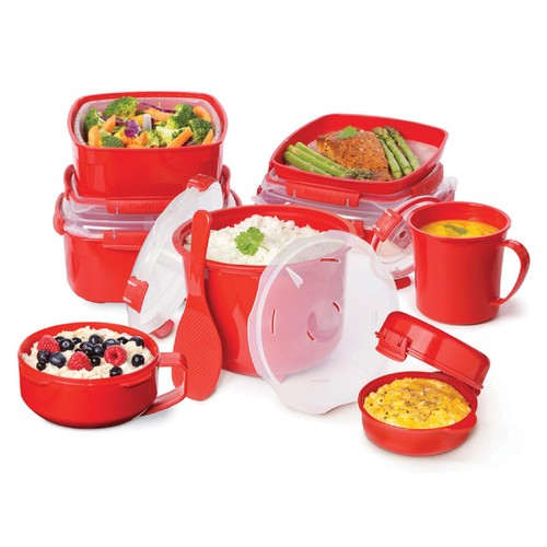Sistema Microwave Rice Cooker with Steam Vent & Locking Clips 2.6L thumbnail 6