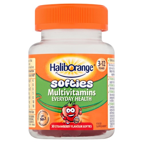 Haliborange Kid's Softies Multivitamins Strawberry Gummies 3-12yrs