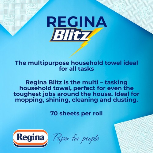 Regina Blitz Kitchen Roll 140 Supersized Sheets 2 Roll thumbnail 2