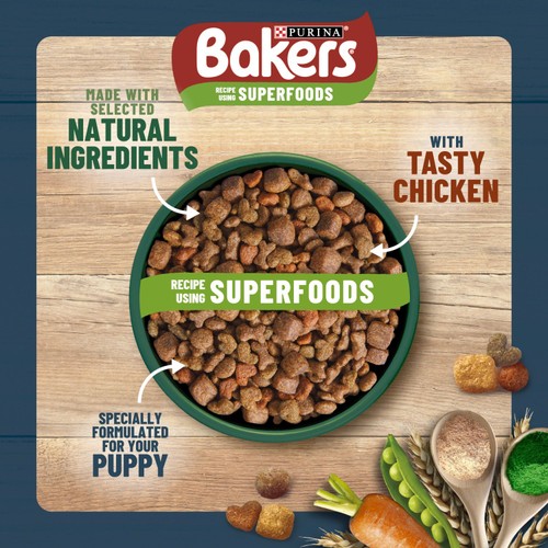 Bakers Puppy Chicken with Vegetables Dry Dog Food  thumbnail 4