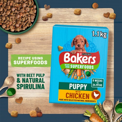 Bakers Puppy Chicken with Vegetables Dry Dog Food  thumbnail 6