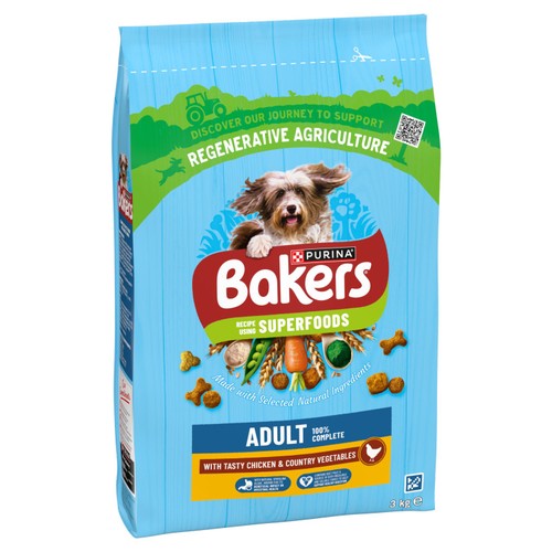 Bakers Chicken with Vegetables Dry Dog Food  thumbnail 3